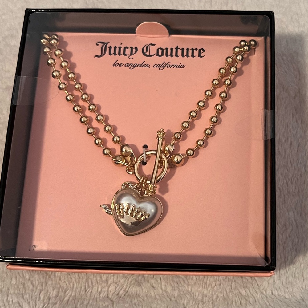 NIB JUICY COUTURE TOGGLE NECKLACE